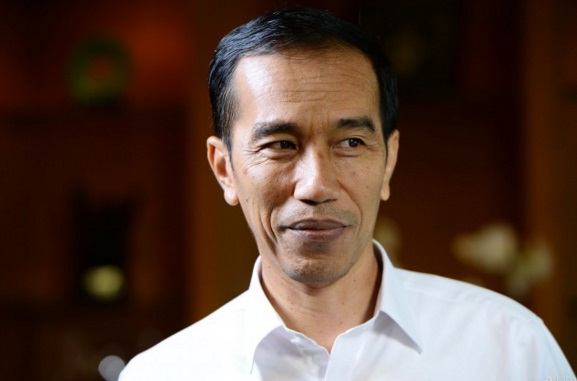 jokowi gembira