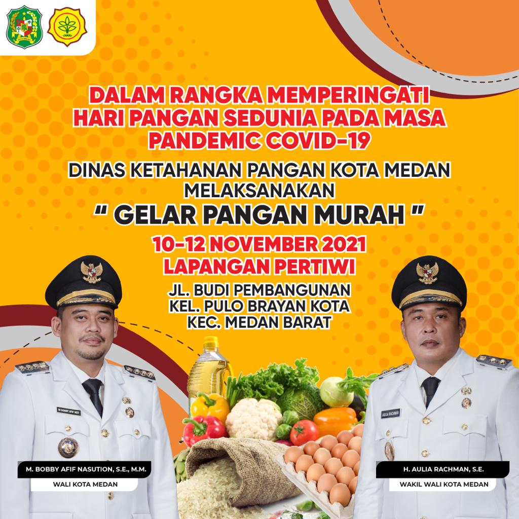Hari Pangan Sedunia, Dinkes Kota Medan Gelar Pangan Murah
