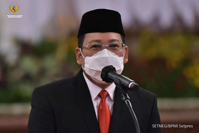 Kepala Badan Pangan Nasional, Arief Prasetyo Adi saat dilantik oleh Presiden Joko Widodo (Jokowi) di Istana Negara Jakarta, pada Senin (21/2). Foto: Sekretarian Negara Kepala Badan Pangan Nasional, Arief Prasetyo Adi saat dilantik oleh Presiden Joko Widodo (Jokowi) di Istana Negara Jakarta, pada Senin (21/2). Foto: Sekretarian Negara