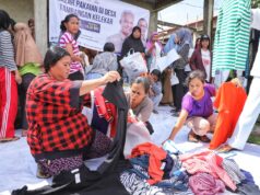 Bazar Pakaian Murah Crivisaya Ganjar Diburu Warga Muara Enim