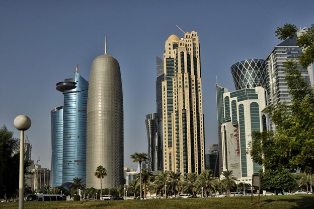 Qatar https://pixabay.com/photos/qatar-doha-architecture-travel-3853815/