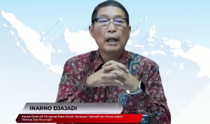 Kepala Eksekutif Pengawas Pasar Modal Keuangan Derivatif dan Bursa Karbon OJK Inarno Djajadi