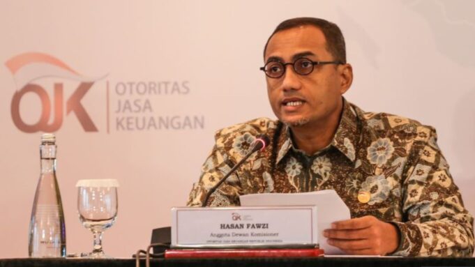 Pejabat Sementara (Pjs) Kepala Eksekutif Pengawas Pasar Modal Keuangan Derivatif dan Bursa Karbon Otoritas Jasa Keuangan (OJK) Hasan Fawzi