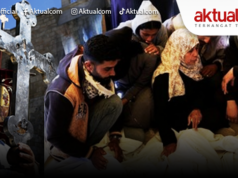 Paskah Suram Gaza di Tengah Genosida Penjajah Israel Arsip - Suasana sebuah kawasan yang hancur akibat serangan Israel di Jalur Gaza. (Xinhua)