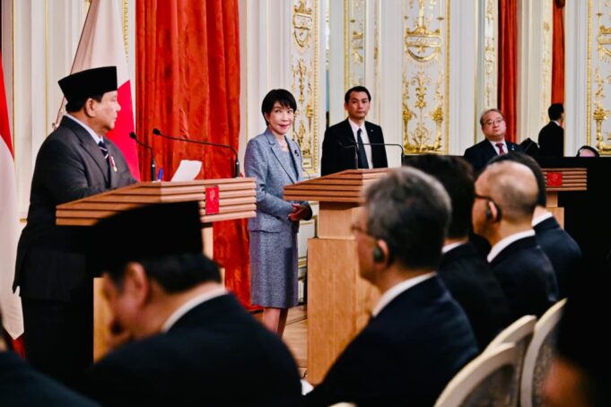 prabowo subianto dan sanae takaichi jepang indonesia