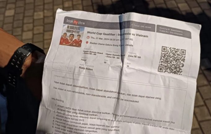 tiket palsu