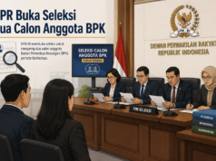 DPR Buka Seleksi Dua Calon Anggota BPK, Ini Syaratnya