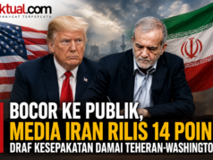 Bocor ke Publik, Media Iran Rilis 14 Poin Draf Kesepakatan Damai Teheran-Washington