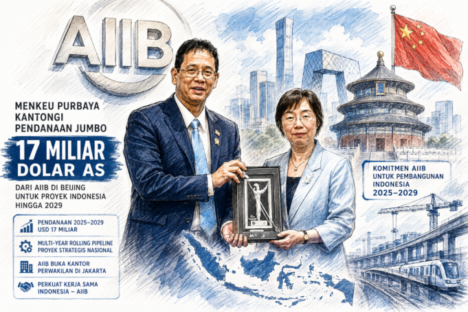 Ilustrasi Menkeu Purbaya amankan pendanaan 17 miliar dolar AS dari AIIB