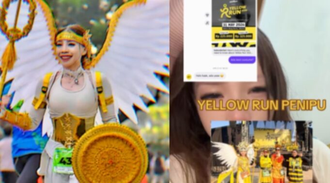 yellow run penipuan kostum terbaik